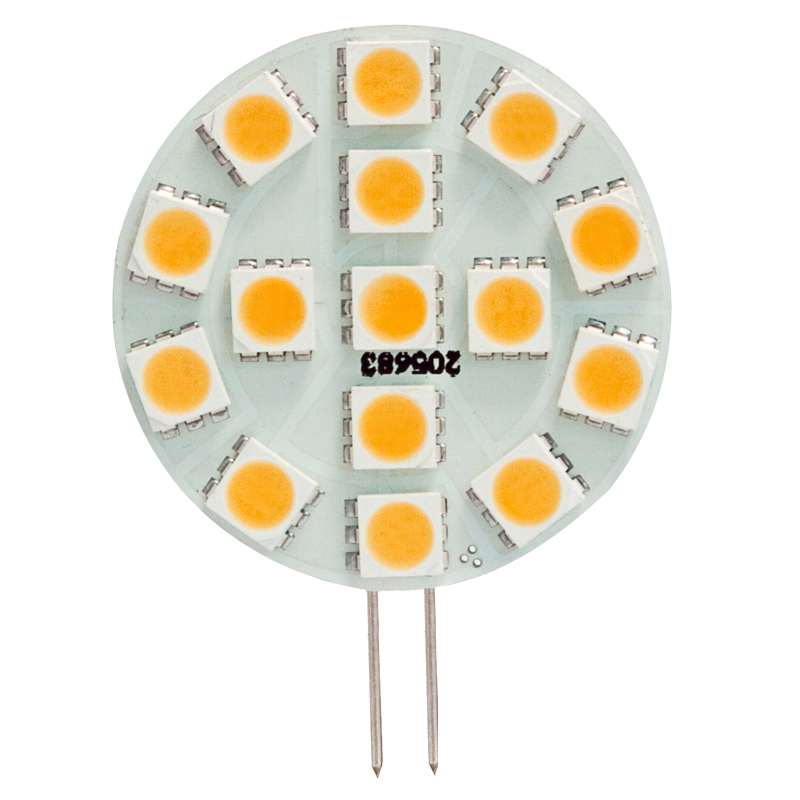 AC10-18V/DC10-30V, Side Pin JC G4 LED Bulb, 3 Watts, 25-30W Equivalent, 5-Pack AC10-18V/DC10-30V, Side Pin JC G4 LED Bulb, 3 Watts, 25-30W Equivalent, 5-Pack